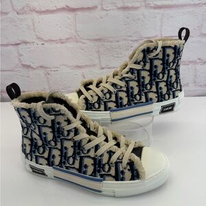 Dior B23 Oblique Men’s Tapestry High Top Sneakers 9